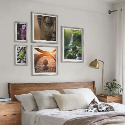 Framed photo set Harmony of nature minimalistic