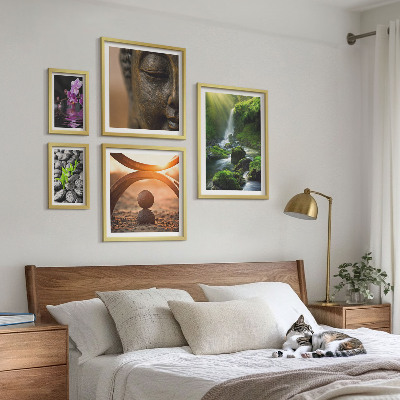 Framed photo set Harmony of nature minimalistic