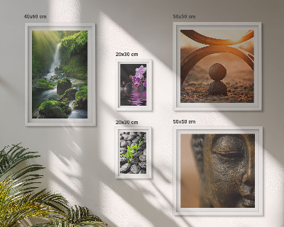 Framed photo set Harmony of nature minimalistic