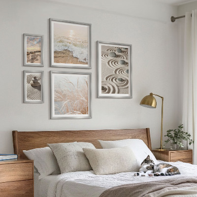 Set of 5 wall art pieces Relaxing landscapes of nature