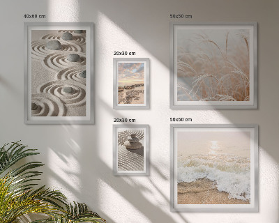 Set of 5 wall art pieces Relaxing landscapes of nature