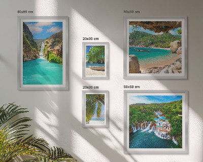 Gallery wall Tropical waterfalls beaches