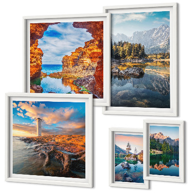 Gallery wall Natural mountain water views