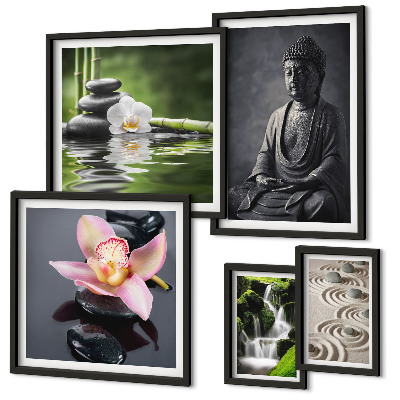 Gallery wall The relaxing zen atmosphere of nature