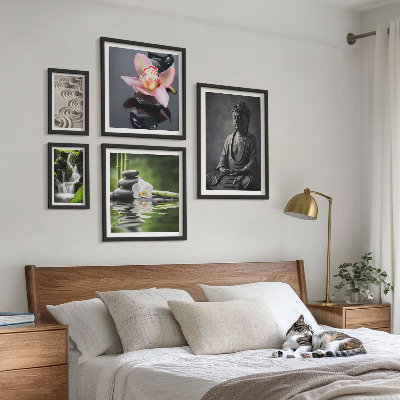 Gallery wall The relaxing zen atmosphere of nature