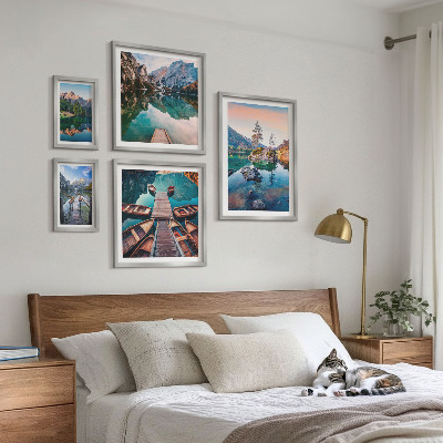 Gallery wall Mountain lakes picturesqueness