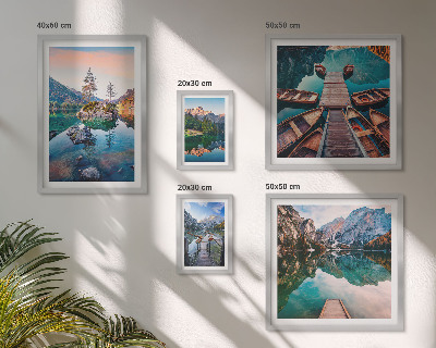 Gallery wall Mountain lakes picturesqueness