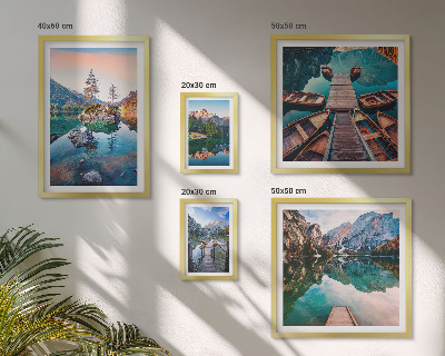 Gallery wall Mountain lakes picturesqueness