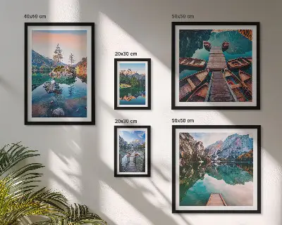 Gallery wall mountain lakes scenic view