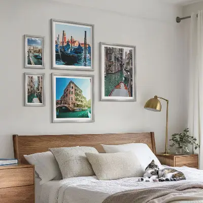Gallery wall Venice canals gondola charm