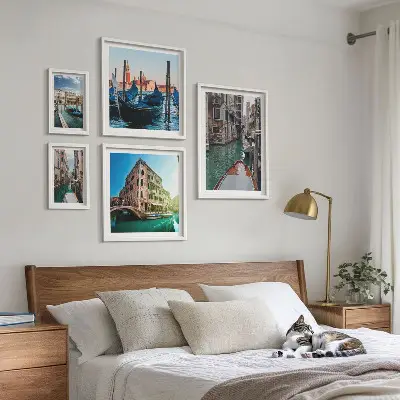 Gallery wall Venice canals gondola charm