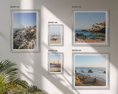 Framed photo set The town's beaches and charming views