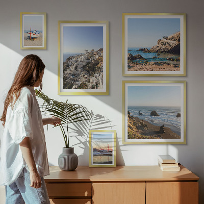 Framed photo set The town's beaches and charming views