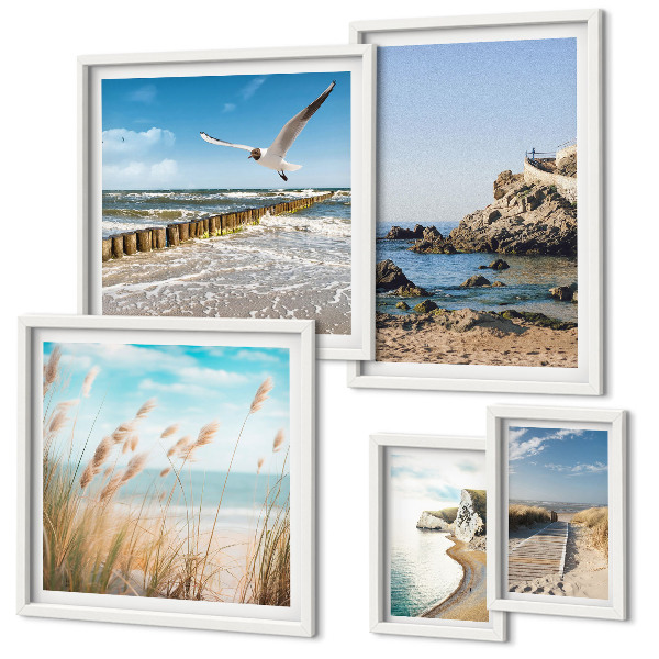 Gallery wall Seaside beach landscapes