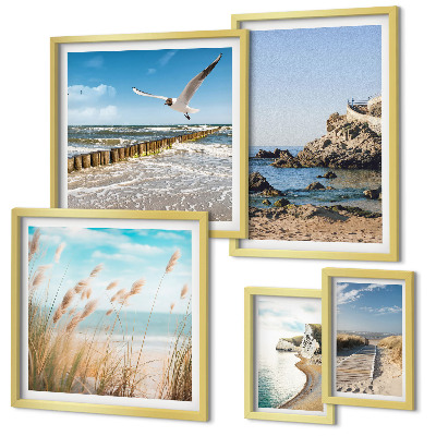 Gallery wall Seaside beach landscapes