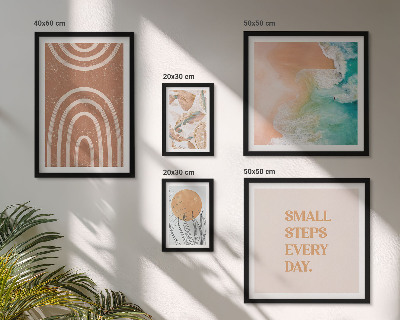 Set of 5 wall art pieces Stylish plant decorations
