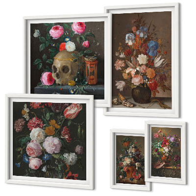 Gallery wall Classic floral compositions