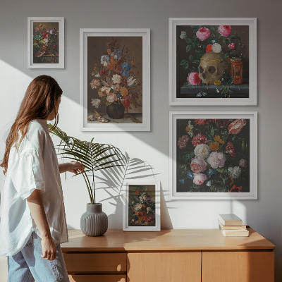 Gallery wall Classic floral compositions