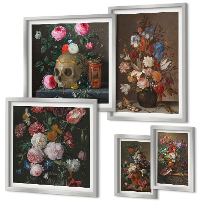 Gallery wall Classic floral compositions