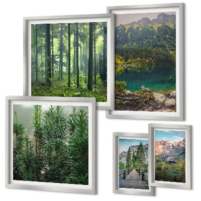 Gallery wall Mountain landscapes and forests