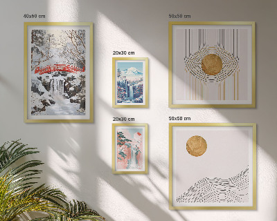 Gallery wall Landscapes waterfalls bridges Japan