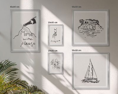 Set of 5 wall art pieces Stylish wine graphics relaxation