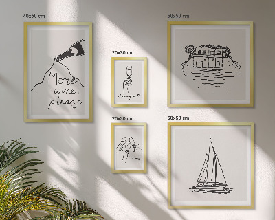 Set of 5 wall art pieces Stylish wine graphics relaxation