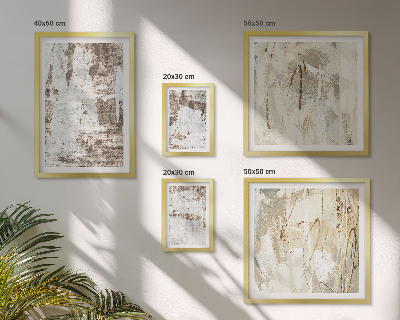 Set of 5 wall art pieces Abstract neutral compositions