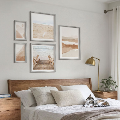 Gallery wall Minimalist beaches and mountains