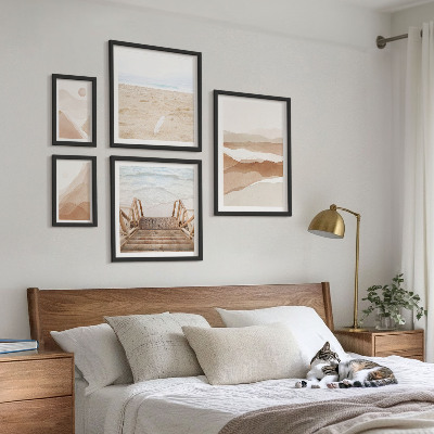 Gallery wall Minimalist beaches and mountains