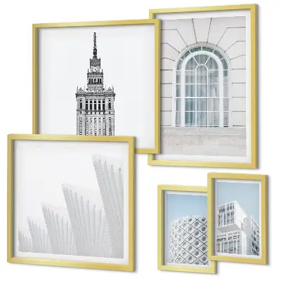 Gallery wall modern architecture minimalism edition