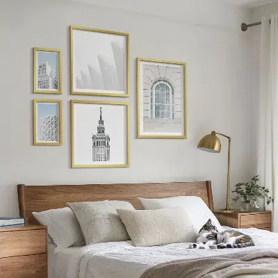 Gallery wall modern architecture minimalism edition