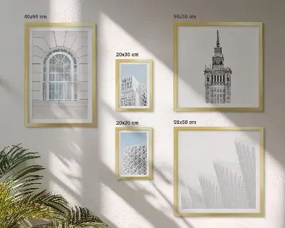Gallery wall modern architecture minimalism edition