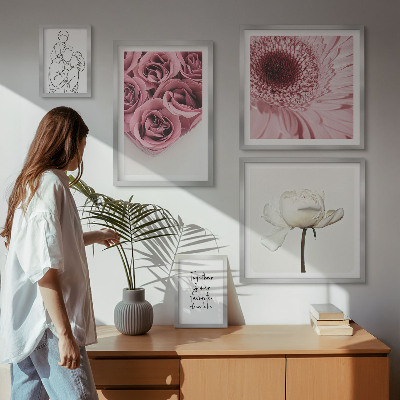 Framed photo set Floral boho inspirations