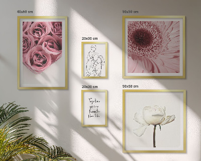 Framed photo set Floral boho inspirations