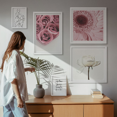 Framed photo set Floral boho inspirations