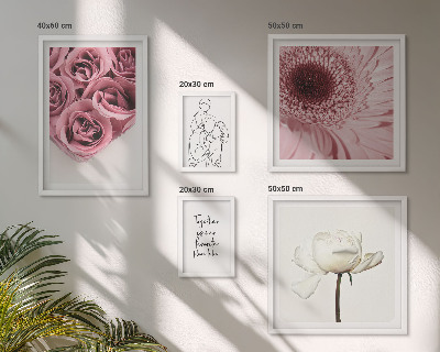 Framed photo set Floral boho inspirations