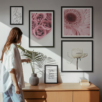 Framed photo set Floral boho inspirations