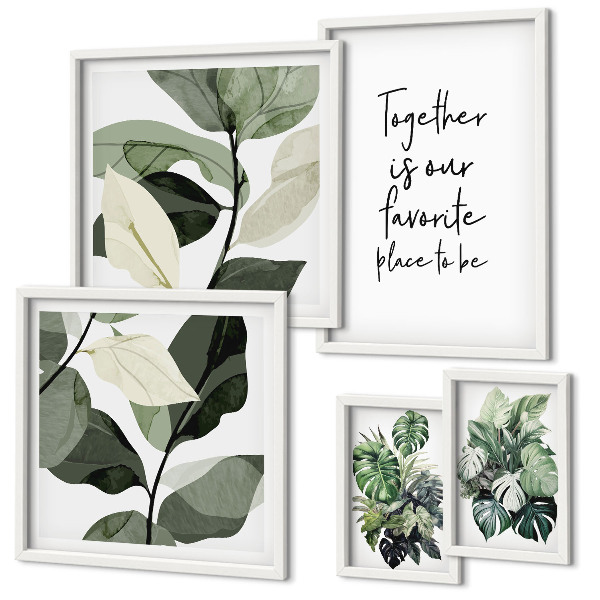 Gallery wall Modern plant inspirations