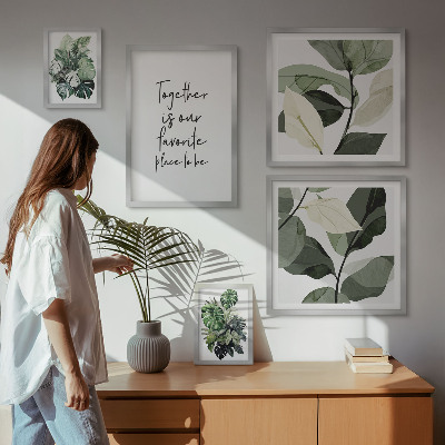 Gallery wall Modern plant inspirations