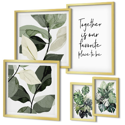 Gallery wall Modern plant inspirations
