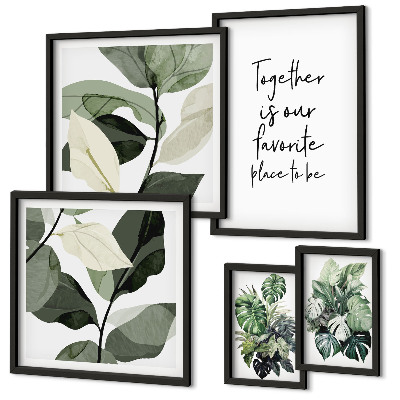 Gallery wall Modern plant inspirations