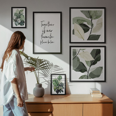 Gallery wall Modern plant inspirations