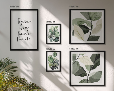 Gallery wall Modern plant inspirations