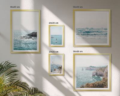 Gallery wall Tranquil sea views, beaches, cliffs