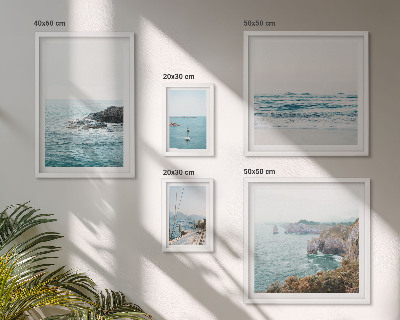 Gallery wall Tranquil sea views, beaches, cliffs