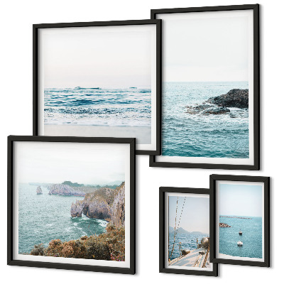 Gallery wall Tranquil sea views, beaches, cliffs