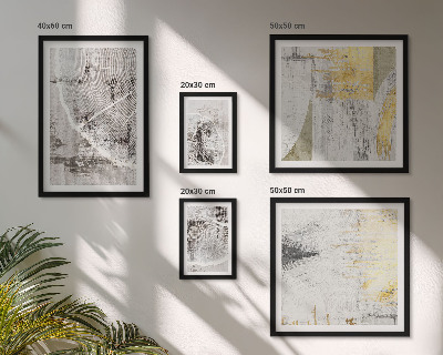 Set of 5 wall art pieces Abstract neutral patterns