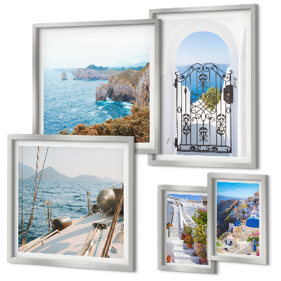 Gallery wall Landscapes of Greece sea architecture
