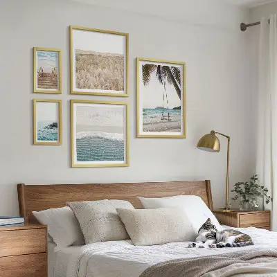 Relaxing seaside views wall art set of 5 pieces